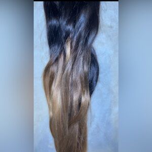 Brazilian Pristine Virgin Remy Clip In hair (dual tone)